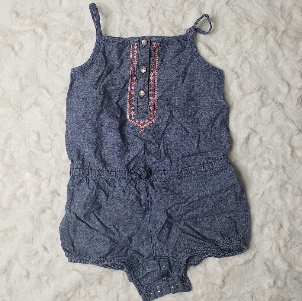 Baby Denim look onesie bodysuit 24 months